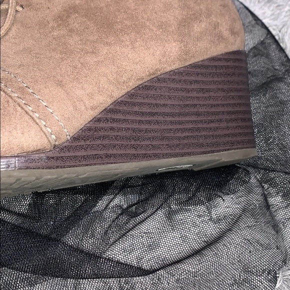 Dr Scholl’s Suede lace up ankle wedges - Picture 5 of 15